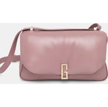 Kožená kabelka Guess ALIZEE růžová barva, HWAZAA L5115 HWAZAA.L5115 34X, vel. ONE SIZE