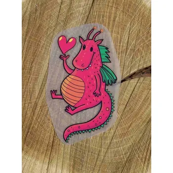 Textilní nažehlovací páska Nažehlovací obrázky dráček