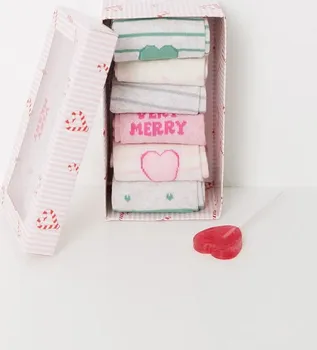 Dámské ponožky Ponožky women'secret X-MAS PACKS 6-pack dámské, více barev, 4488632 vícebarevná MLC, vel. ONE SIZE