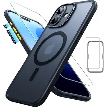 Pouzdro na mobilní telefon ESR Classic Pro Case (HaloLock) Set, Compatible with iPhone 16 Plus, Frosted Black