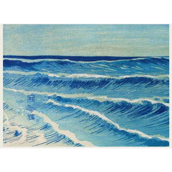 Plakát Plakát, Obraz - Great Ocean Wave No.4 - Uehara Konen