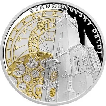 2020 - Stříbrná mince Staroměstský orloj - Pražské motivy 1 NZD