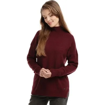 Pánská móda Bushman svetr Brigid burgundy XXXL