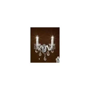 Nástěnné svítidlo ORION Nástěnné svítidlo 2x40W E14 stříbro/křištál, šířka 36 cm - ORION OR WA 2-1195/2