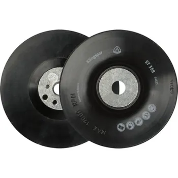 Příslušenství k brusce Podložný talíř 125mm M14 hladký flexibilní ST358 , KLINGSPOR XT-KL14835