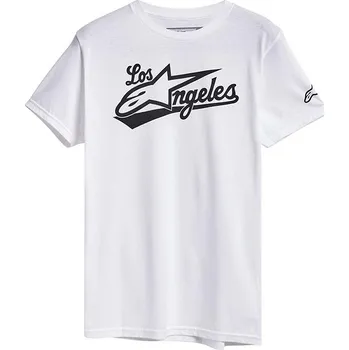 ALPINESTARS triko LOS ANGELES TEE, bílé, vel. M
