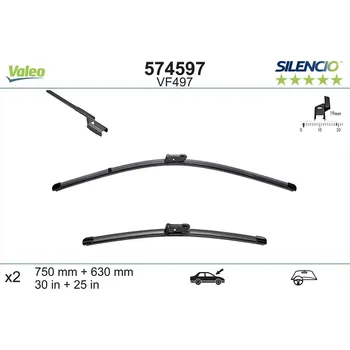 List stěrače VALEO 574597