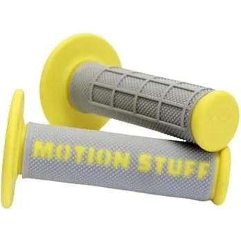 MOTION STUFF motokrosové rukojeti supersoft šedé/žluté