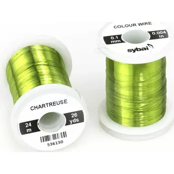Barevný drátek Sybai Colour Wire Chartreuse 0,1mm