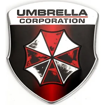 samolepka Samolepka (na auto, notebook) Resident Evil - Umbrella Corporation - 3D (14)