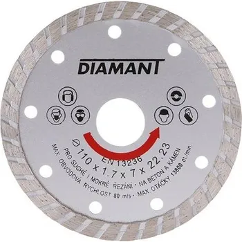 Řezný kotouč Levior Kotouč diamantový DIAMANT 110x1.7x22.2mm TURBO