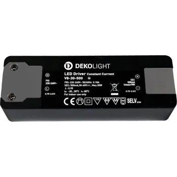 Příslušenství pro svítidlo LIGHT IMPRESSIONS Deko-Light LED-napájení BASIC, CC, V8-30-500mA/30W konstantní proud 500 mA IP20 30-60V DC 15,00-30,00 W - LIGHT IMPRESSIONS IMPR 862196