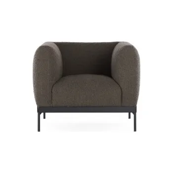 Křeslo Asia křeslo látka bouclé- šedivá