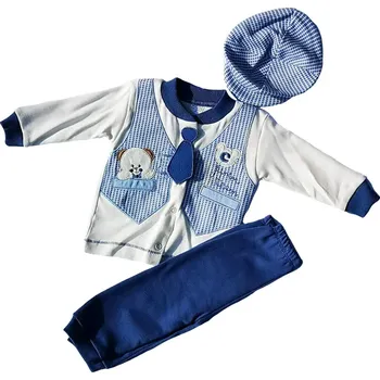 Dětská móda Kojenecký set 3 dílný modrý Velikost: 3