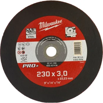 Řezný kotouč MILWAUKEE řezný kotouč CutWSC 41/230X3 PRO+ 4932451494