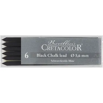 Cretacolor Tuha křída černá 6ks