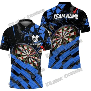 Dámské tričko Tričko Darts pro tým s jménem 3D potisk CS497 Velikost: 3XL, Barva (Varianta): Polo košile 4