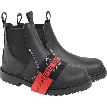 Jezdecká obuv ELT Pérka Secura ELT, kovová výztuha Barva: black, Velikost: 39