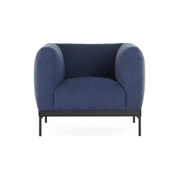 Křeslo Asia křeslo látka bouclé- modrá