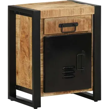 Noční stolek vidaXL Noční stolek 40x30x50 cm recyklované dřevo [4013561] Barva: Přírodní