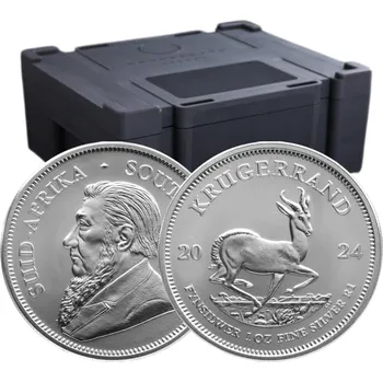 South African Mint Company Stříbrná investiční mince 1 Oz - Krugerrand 2025 MasterBox (500ks)
