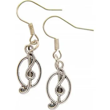 Brož hudebnikum.cz Náušnice HOUSLOVÝ KLÍČ 4