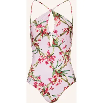 Dámské plavky Maryan Mehlhorn Dámské High Neck Plavky Botanique, růžová /...