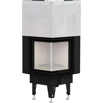 Krbová vložka BEF Home s.r.o. BEF HOME AQUATIC WH V 450 E krbová vložka 7,8kW s výměníkem černá