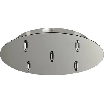Příslušenství pro svítidlo SLV - BIG WHITE Stropní rozeta, 5 výstupy, kulatá, chrom, včetně odlehčovacích profilů - BIG WHITE (SLV) LA 132625