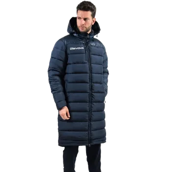 zimní dlouhý kabát givova Panchina tmavě modrá 0004 S