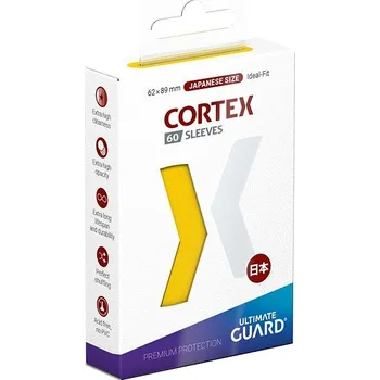 Příslušenství ke karetním hrám Ultimate Guard - obaly na karty - Cortex Sleeves Japanese Size Yellow 60 ks