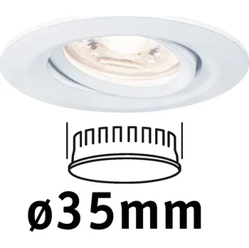 Koupelnové svítidlo PAULMANN LED vestavné svítidlo Nova mini výklopné 1x4W 2.700K bílá mat 230V - PAULMANN P 94292