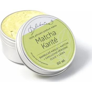 Pleťová maska Delibutus Matcha Karité, 50 ml