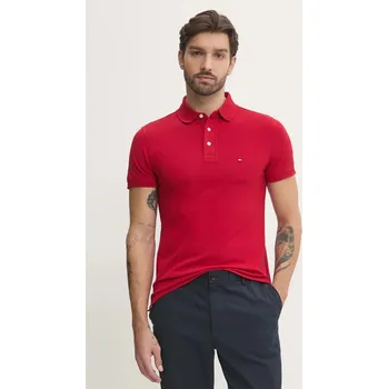 Polo tričko Tommy Hilfiger MW0MW17771 červená 33E, vel. S