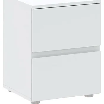 Noční stolek Noční stolek BASIC PLUS 2S, Bílá