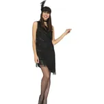 GuircaDámský charlestonový kostým 20. léta - černý Velikost: L 42 - 44