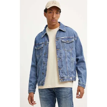 Pánská větrovka Džínová bunda Guess Jeans M4YN38.D5DO2 modrá 55J, vel. S