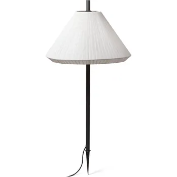 Venkovní osvětlení FARO SAIGON šedá/bílá lampa se zápichem 1M T70 - FARO FARO 71575P-05