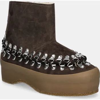 Dámská zimní obuv Nubukové sněhule BLUEMARBLE Odyssey FO09.LT20B24 hnědá 88X, EUR 42