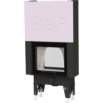 Krbová vložka BEF Home s.r.o. BEF HOME DOUBLE FEEL V 6 krbová vložka 5kW, průhledová, černá