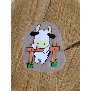 Textilní nažehlovací páska Nažehlovací obrázky kravička