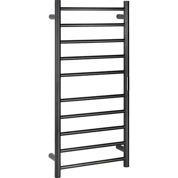 Radiátor Bemeta Design Elektrický koupelnový radiátor / sušák ručníků 450x960mm, 130W, černá - 704151040