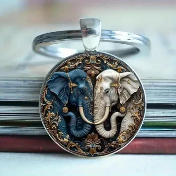 Přívěsek na klíče se slonem