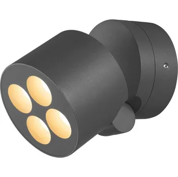 Venkovní osvětlení SLV - BIG WHITE R-CUBE nástěnné a stropní přisazené svítidlo, 2700/3000 K, 15 W, PHASE, 70°, antracit - BIG WHITE (SLV) LA 1007511