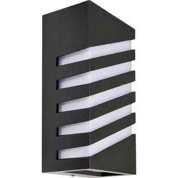 Venkovní osvětlení LIGHT IMPRESSIONS Deko-Light nástěnné přisazené svítidlo Grumium hranaté CCT II 220-240V AC/50-60Hz 10,00 W 3000/4000 K 205 lm 100 mm tmavěšedá - LIGHT IMPRESSIONS IMPR 620124