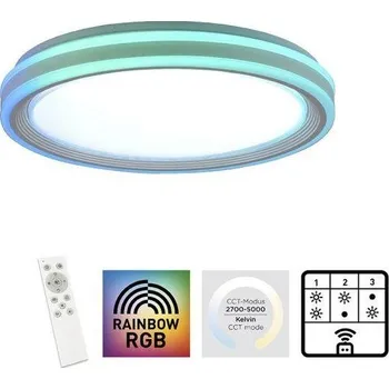 JUSTLIGHT Stropní svítidlo SPHERIC LED 36W 2700-6500K + LED 3W RGBK - LEUCHTEN DIREKT / JUST LIGHT LD 15154-16