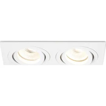 Svítidlo RED - DESIGN RENDL PASADENA GU10 SQ II zápustná bílá 230V GU10 2x50W - RED - DESIGN RENDL RED R12713