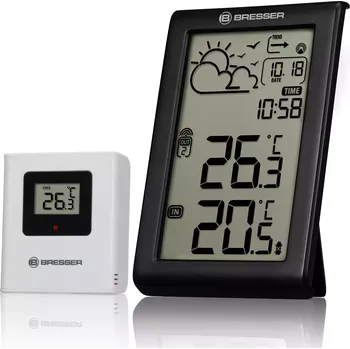 Meteostanice Meteostanice BRESSER Meteo Temp W, rádiově řízená