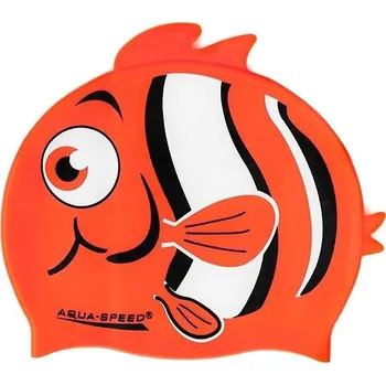 Kojenecká hygiena Aqua-Speed Dětská plavecká čepice Nemo oranžová
