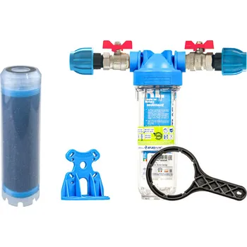 vodní filtr PRODO Sada filtru Senior 10" MONO. Komplet připojení 1". Filtrace nežádoucího zápachu a chuti (LA-SX)